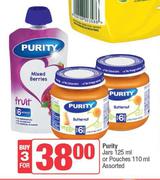 Purity Jars 125ml Or Pouches 110ml Assorted-For 3 