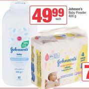 Johnson's Baby Powder-400g Each