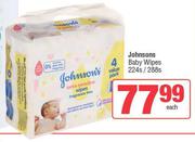 Johnson's Baby Wipes-224s/288s-Each