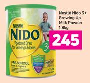 Nestle Nido 3+ Growing Up Milk Powder-1.8Kg