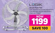 Logik 45cm Floor Fan