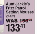 Aunt Jackie's Frizz Patrol Setting Mousse-244ml