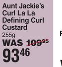 Aunt Jackie's Curl La La Defining Curl Custard-255g