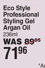 Eco Style Professional Styling Gel  Argan Oil-236ml
