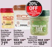 Eco Style Professional Styling Gel Super Olive-473ml