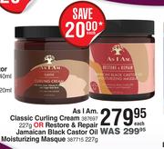 As I Am.Classic Curling Cream 227g-Each