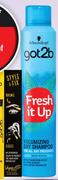 Schwarzkopf Got2b Fresh It Up Volumizing Dry Shampoo-200ml