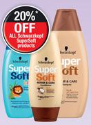 Schwarzkopf Super Soft Kids Shampoo & Shower Gel Or Repair & Care Conditioner Assorted-250ml Each