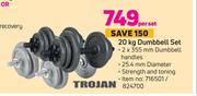 Trojan Dumbbell Set-20Kg Per Set