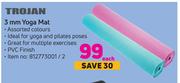 Trojan 3mm Yoga Mat-Each