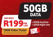 Red Hot Dealz-On 50GB Data