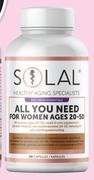 Solal All You Need For Womaen Ages 20-50 90 Capsules