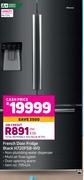 Hisense 536L French Door Fridge Black H720FSB-WD