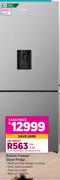 Hisense 463L Bottom Freezer Silver Fridge