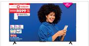 TCL 177cm (70") UHD Google Smart 4K TV 70P655-Home Internet 200GB