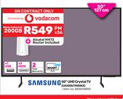 Samsung 127cm (50") UHD Crystal TV UA50DU7000KX-Home Internet 200GB