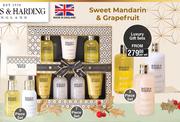 Baylis & Harding Sweet Mandarin & Grapefruit 3 Pce/7 Pce/3 Pce Luxury Gift Sets-Per Set