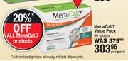 Mena Cal.7 Value Pack 90 Tablets-Per Pack