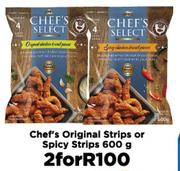 Chef's Original Strips Or Spicy Strips-For 2 x 600g