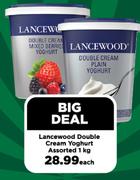 Lancewood Double Cream Yoghurt Assorted-1Kg Each