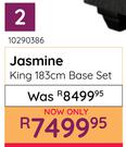 Restonic Jasmine King 183cm Base Set 10290386
