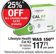 Lifestyle Health Cal K2-30 Tablets Per Pack