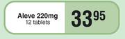 Aleve 220mg-12 Tablets