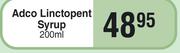 Adco Linctopent Syrup-200ml