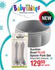 Baby Things Suction Bowl Plus Spoon Fork Set Assorted Colours-Per Pack