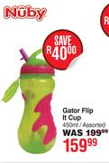 Nuby Gator Flip It Cup Assorted-450ml