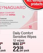 Gynaguard Daily Comfort Sensitive Wipes-Per Pack