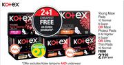 Kotex Young Maxi Pads 10 Normal 8 Super Or Maxi Protect Pads 8 All Nighter 8 Super-Per Pack 