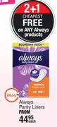 Always Panty Liners-Each