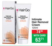 Hair Go Intimate Hair Removal Cream-125ml