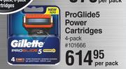 Gillette Pro Glide 5 Power Cartridges 4 Pack-Per Pack