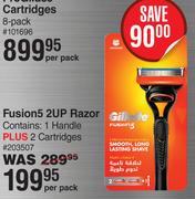 Gillette Fusion 5 2UP Razor-Per Pack