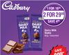 Cadbury Dairy Milk Slabs-80g
