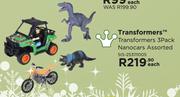 Transformers 3 Pack Nano Cars Assorted SIS-253111005-Each