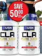 CLA Pure 1000 Banded Pack 2 x 120 Softgel Capsules  20109-Per Pack