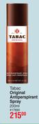 Tabac Original Anti Perspirant Spray-200ml