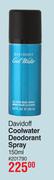 Davidoff Coolwater Deodorant Spray-150ml