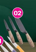 Koga 3-Piece Wooden Finish Knife Set 850007756
