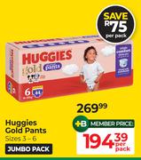 Huggies Gold Pants (Sizes 3-6)-Per Pack