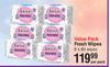 Baby Things Value Pack Fresh Wipes 6 x 80 Wipes-Per Pack