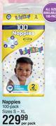 Baby Things Nappies 100 Pack Sizes S-XL-Per Pack