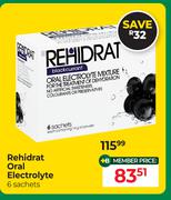 Rehidrat Oral Electrolyte 6 Sachets