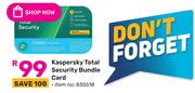 Kaspersky Total Security Bundle Card
