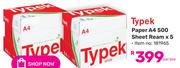 Typex Paper A4 500 Sheet Ream x 5-Per Box
