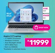 Acer 15.6"(39cm) Aspire 3 i7 Laptop