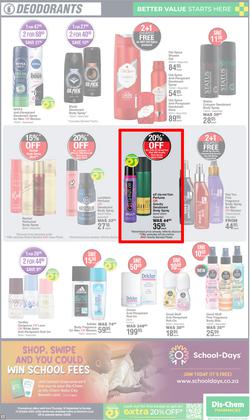 Dis-Chem : Spring Into Summer Savings (19 September - 13 October 2024), page 17